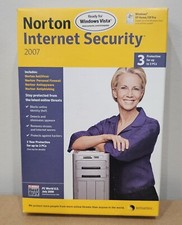 NORTON INTERNET SECURITY 2007 - NEW SEALED - V.RARE RETRO ANTIVIRUS SOFTWARE