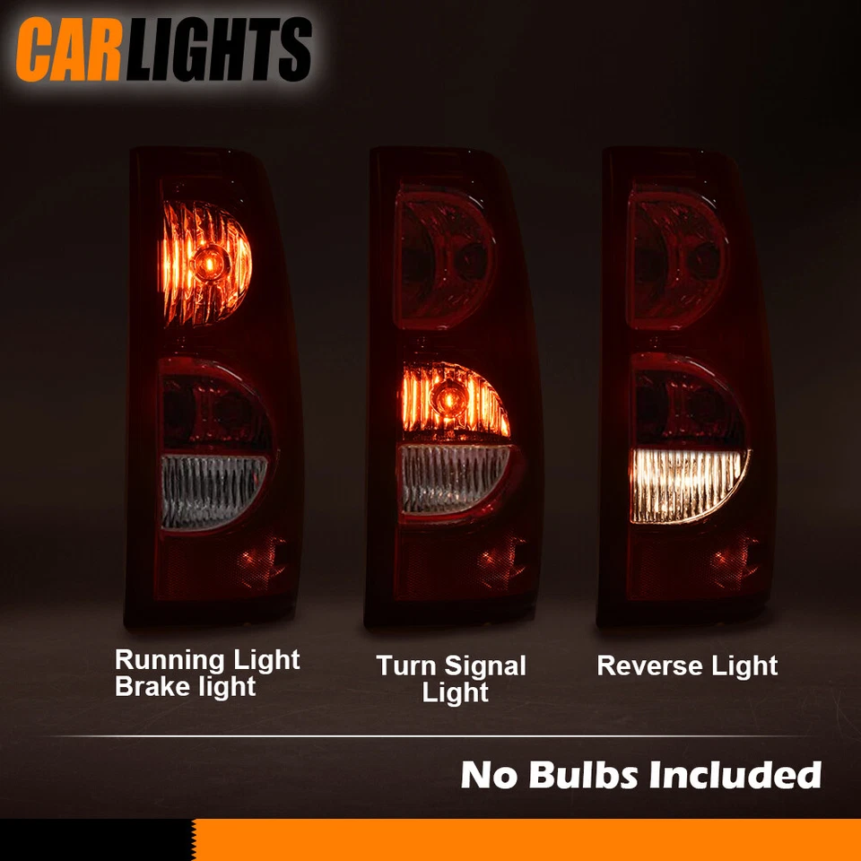 Tail Lights For 2003-2006 Chevy Silverado 1500 2500 3500 HD Rear Brake Lamps L+R - Изображение 4 из 4