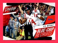 D.K. Metcalf Rookie Insert 2019 Prestige Blue Chip Recruits #14 Football Card