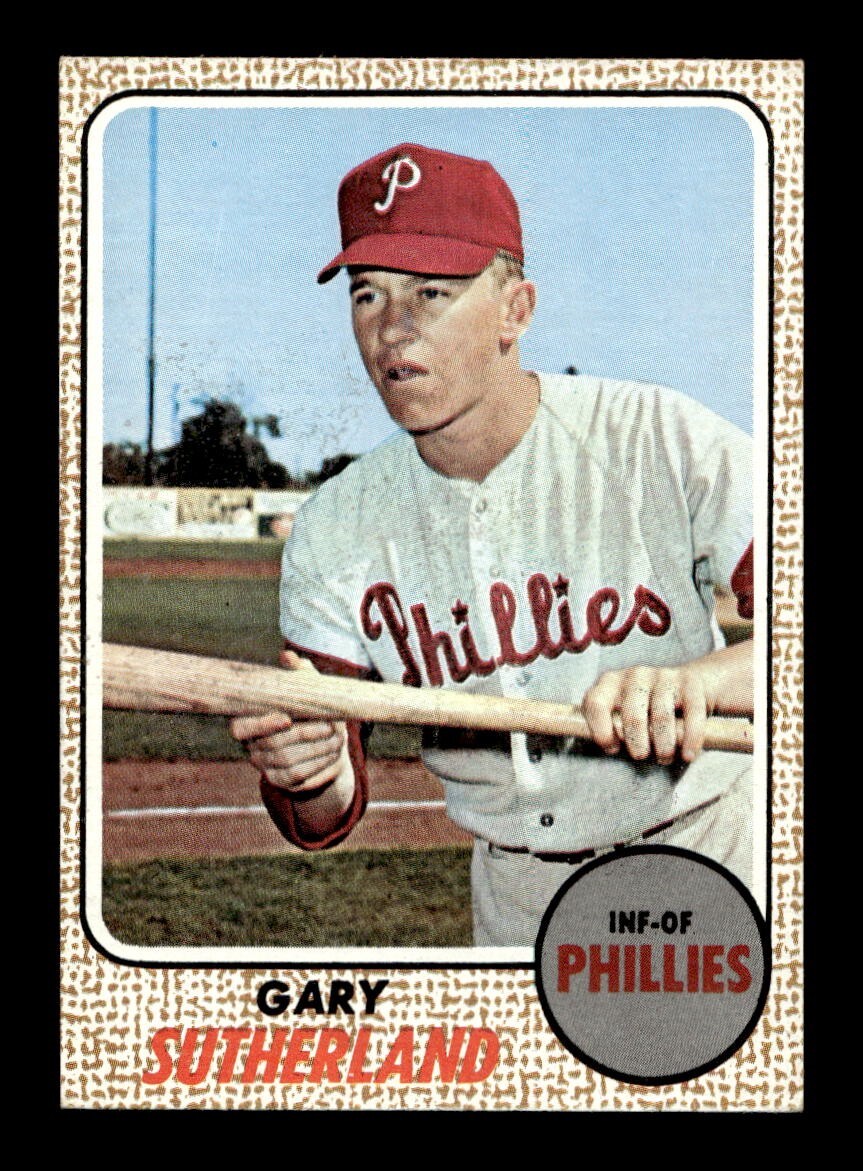 1968 Topps #98 Gary Sutherland Phillies EX-MT *1e