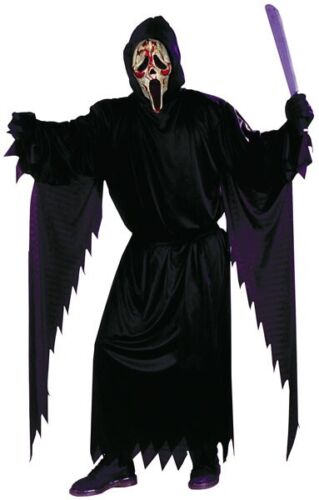 Zombie Ghost Face Scream Fancy Dress Halloween Boys Childs Licenced Costume 8-12