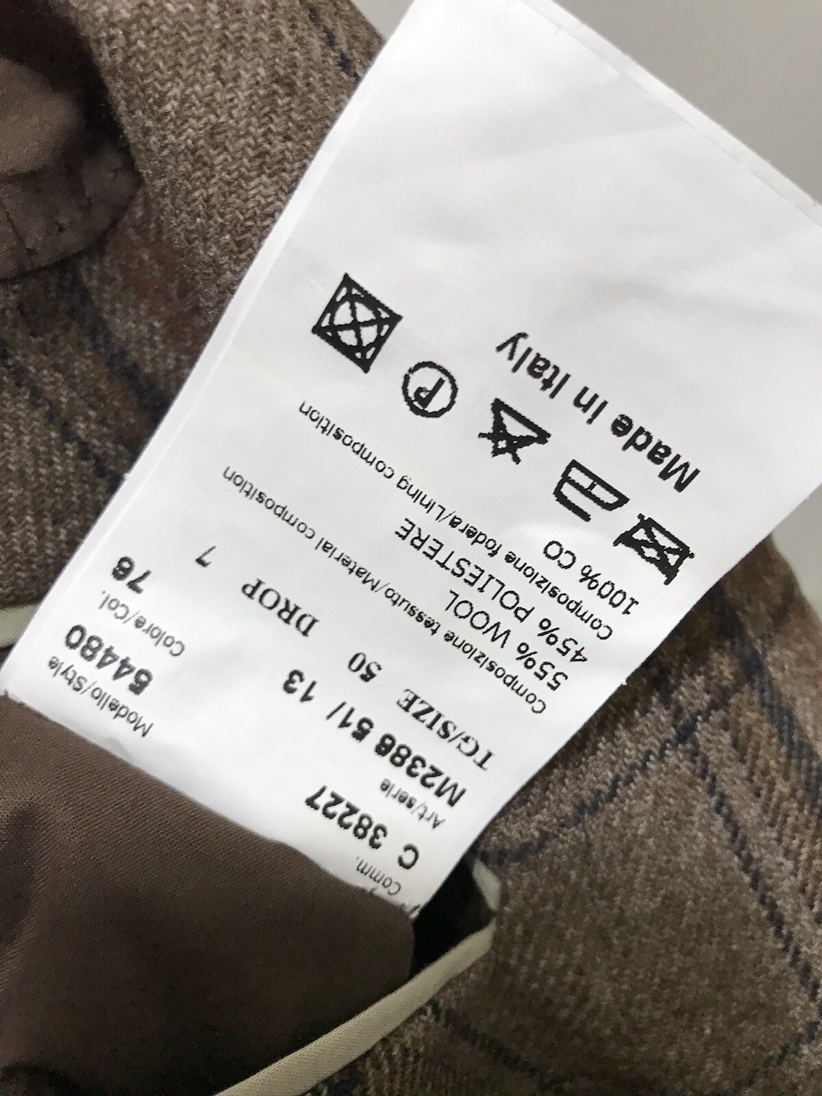 CINQUANTUNO Italian Sartorial Luxury flannel sport coat 50/40US NWT$1450 BigSale image 9