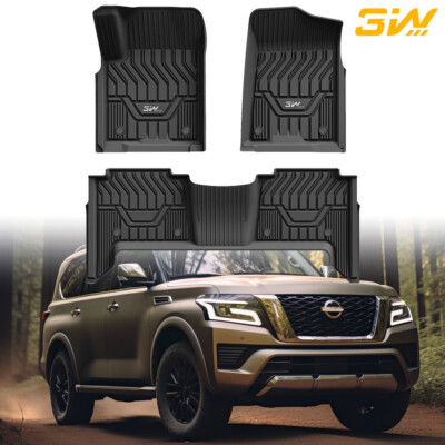 3W Floor Mats for 2017 2018 Nissan Armada/Infiniti QX80 2014-2018/QX56 2011-2013