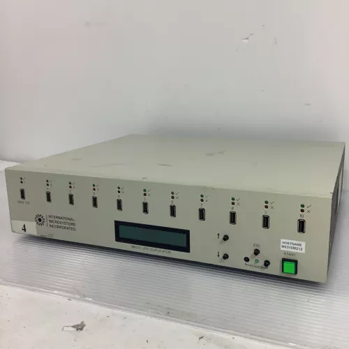 International Microsystems Model M6310 10 slot USB Duplicator