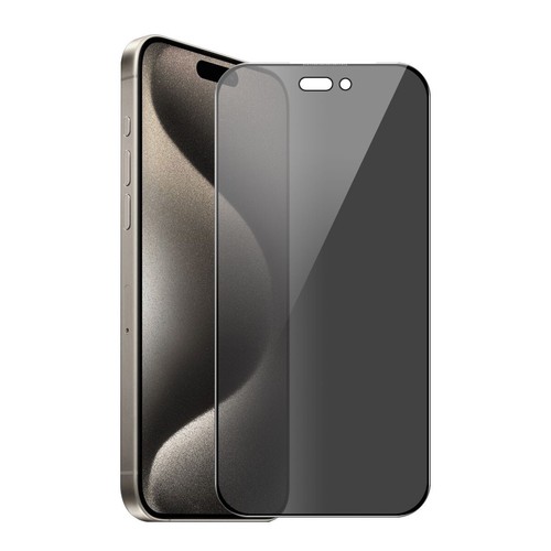 For iPhone 16 Pro Max Privacy Tempered Glass Anti Spy Screen Protector 9D New - Zdjęcie 2 z 9