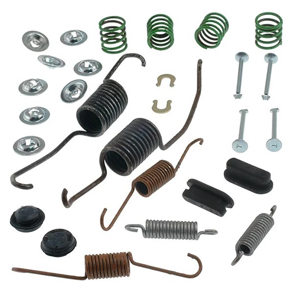 Tambores de freno traseros y zapatas de freno kit de resorte de hardware para 2008 2009-2014 Scion xD Foto 2 de 4