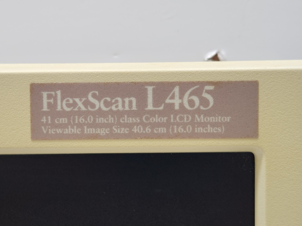 EIZO NANAO FLEXSCAN L465 INDUSTRIAL DISPLAY MONITOR | eBay