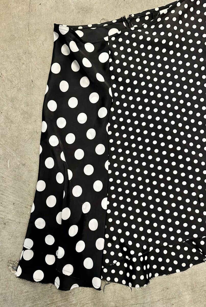 JUNYA WATANABE comme des garçons Polka Dot Vintage Skirt Sz JUNYA WATANABE comme des garçons Polka Dot Vintage Skirt Sz