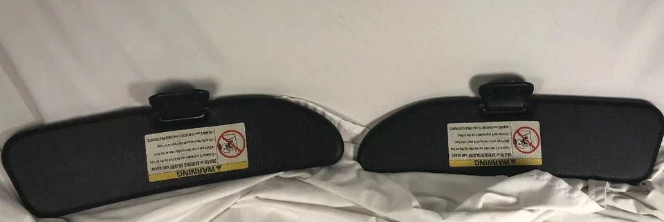 BMW Z3 M Roadster E36 #1057 2000 OEM parasoles par de parasoles negro Foto 4 de 4