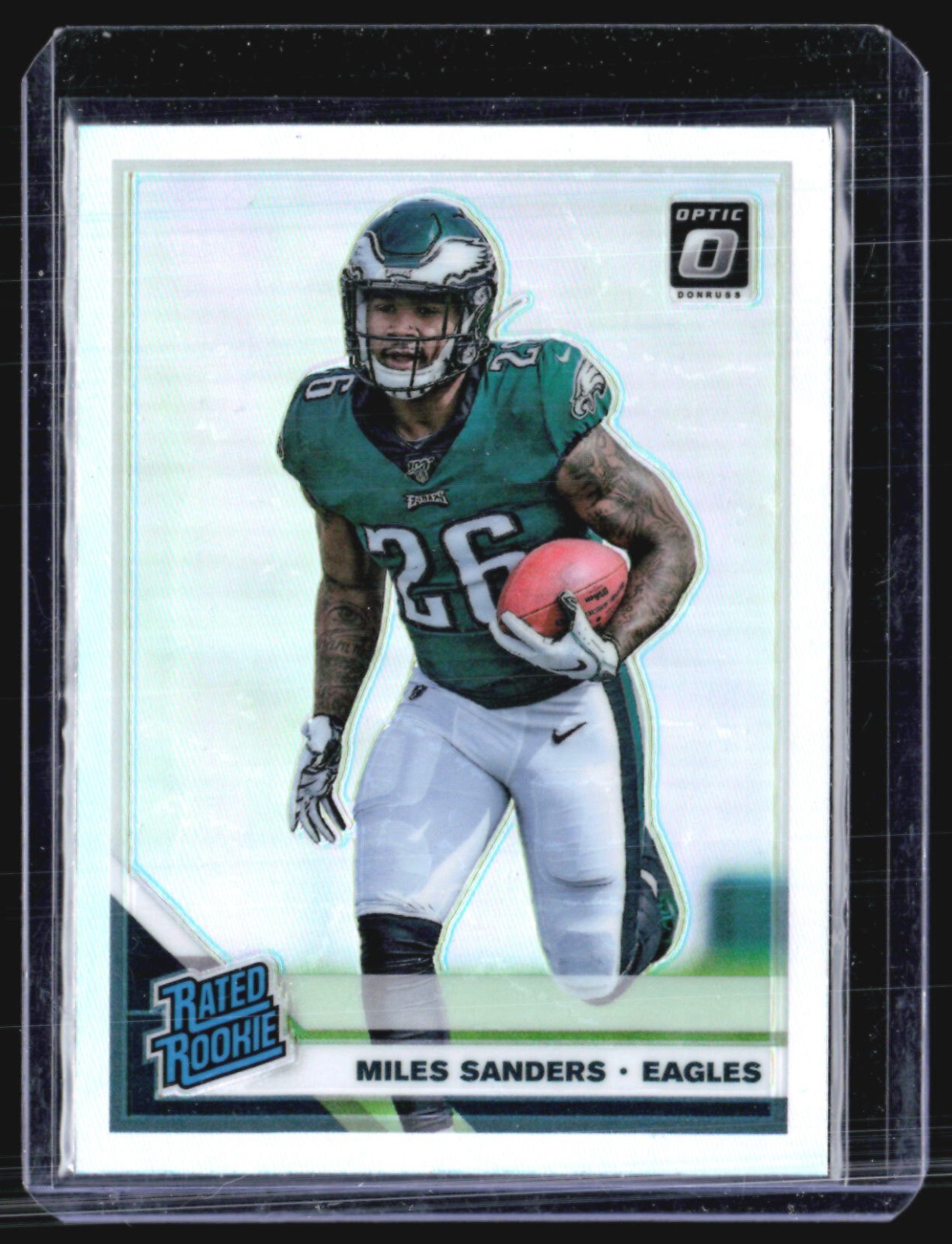 2019 Donruss Optic Miles Sanders Rated Rookie Silver Holo #172