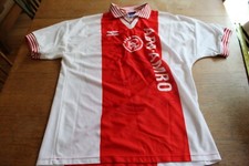 LARGE AJAX AMSTERDAM  1996-1997 HOME VTG Football SOCCER Jersey UMBRO