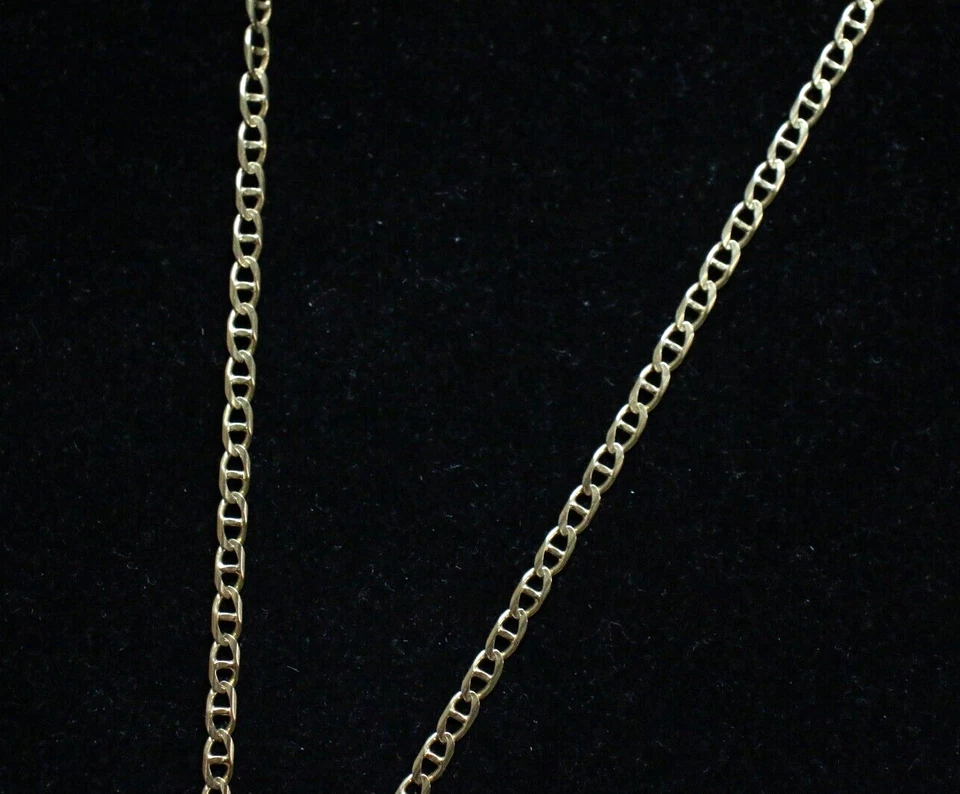 Cadena de eslabones estilo Gucci de oro amarillo de 14k 11 gramos, 3,4 mm aprox 21,5" Foto 2 de 4