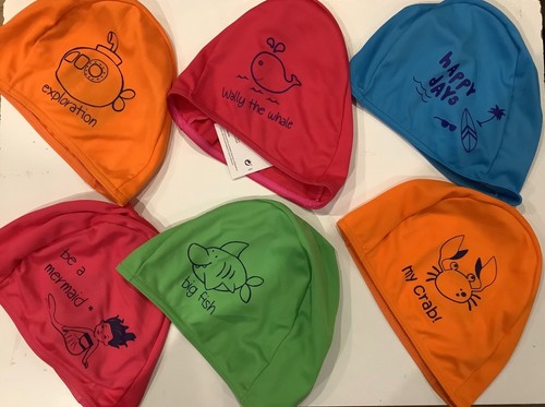 Fashy Childs Fabric Swim Hat-Cap in 
