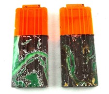 Lot of 2 Nerf N-Strike Elite Camo 12 Round Clip Cartridge Dart Ammo Magazine