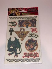 1996 Kazuki Takahashi DesignWare Yu-gi-Oh Waterproof Temporary Tattoos 1 Sheet