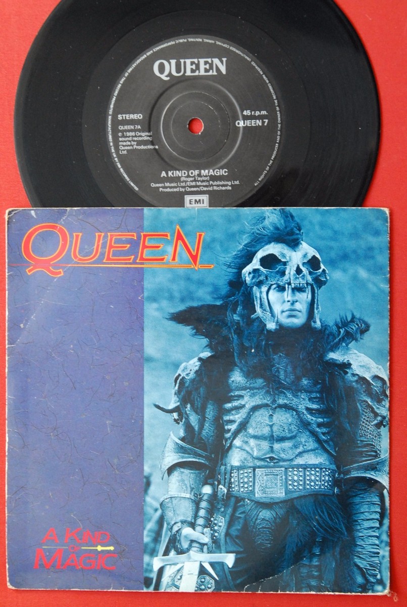 7” Queen A Kind Of Magic / A Dozen Red Roses  EMS17632 EMI Japan Vinyl /00080 QUEEN A KIND OF MAGIC/A DOZEN RED ROSES FOR MY DARLING 1986