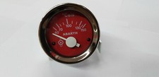 STRUMENTO MANOMETRO PRESSIONE OLIO ROSSO CON SCRITTA ABARTH 52MM FIAT 500 