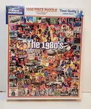White Mountain The 1980’s 1000 Piece Jigsaw Puzzle Made In USA NEW/SEALED 24x30