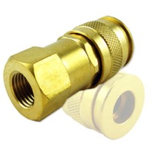 UNIVERSAL BRASS SNAP AIR TOOLS COUPLER QUICK DISCONNECT HOSE CONNECTOR FITTING