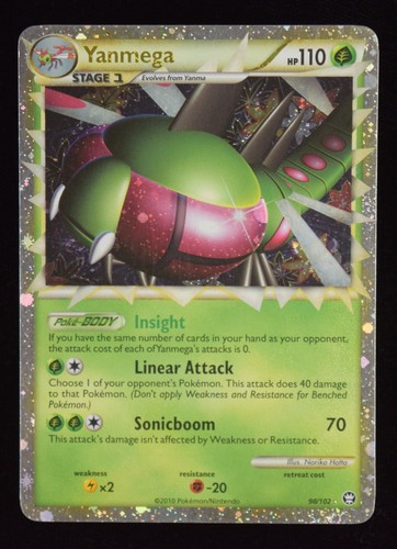Yanmega Holo - 98/102 - Triumphant - Pokemon Card - Picture 1 of 11