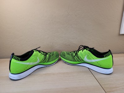 Size 11.5 - Nike Flyknit Trainer+ Electric Green for sale  display picture 1