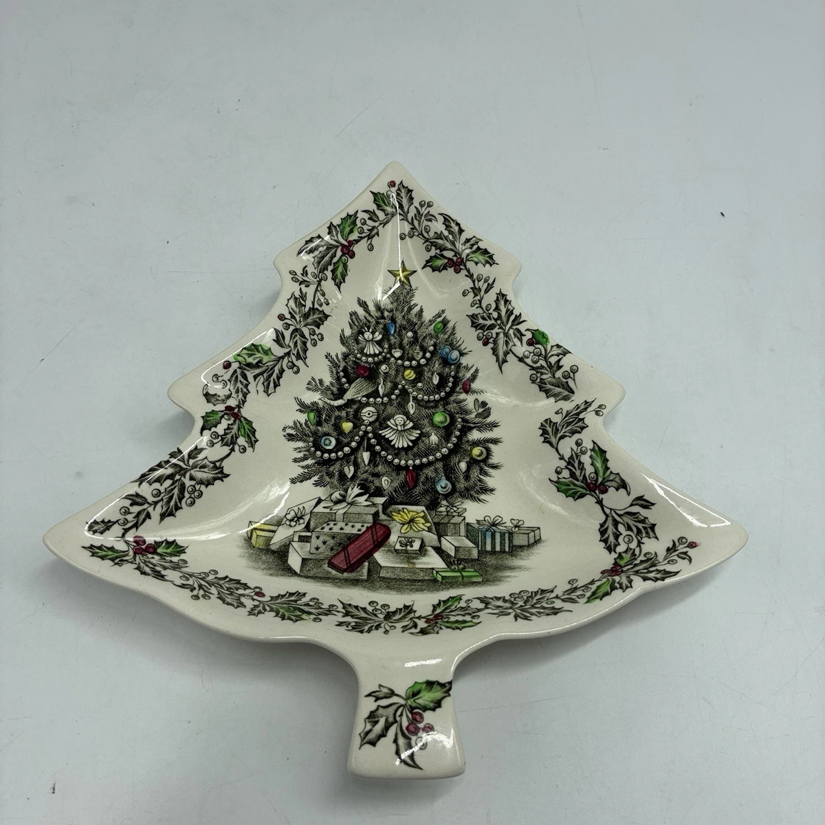 Johnson Brothers Christmas Tree Plate for sale | eBay