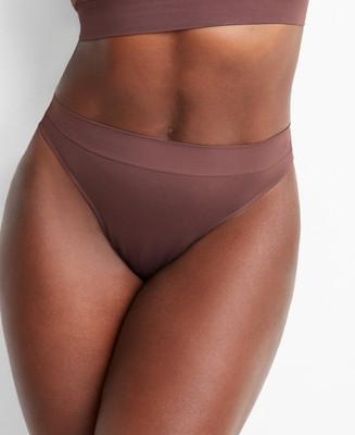 State of Day Women's Seamless Thong Underwear - Puce, M