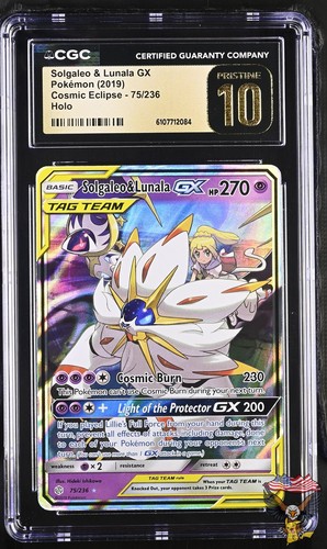 Solgaleo & Lunala-GX graded CGC 10 for sale on eBay