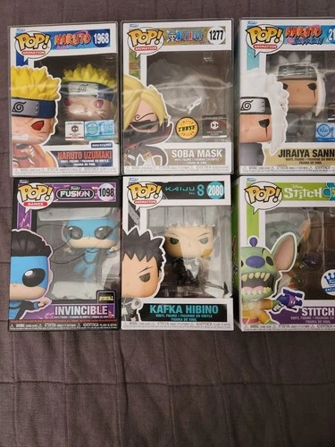 Funko Pop 1968 NARUTO UZUMAKI LE 9500 PCS Chalice Exclusive plus others pops