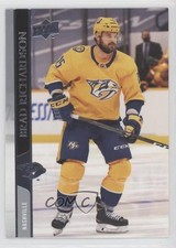 2020-21 Upper Deck Extended Series Brad Richardson #580 b8c