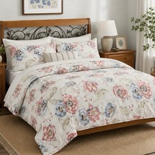 Ralph Lauren Isadora Print Cotton KING Duvet Cover Floral Romantic Classic
