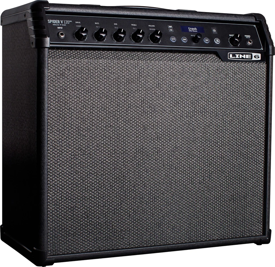 Line 6 Spider V 120 MKII Electric Guitar Combo Amplifier, 120W, Black - Image 3 of 3
