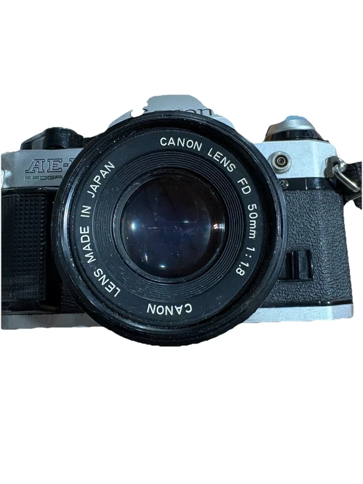 Cámara fotográfica Canon AE-1 SLR 35 mm con lente Canon FD 50 mm F1,8 [LEER - SOLO PIEZAS] Foto 3 de 4
