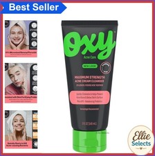 Acne Face Wash Maximum Strength 10 Benzoyl Peroxide 5 oz Cream Tube for Teens