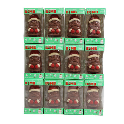 12 PACK Frankford SANTA Belgian Chocolate Hot Cocoa Bomb 1.6 oz Each EXP 06/2027