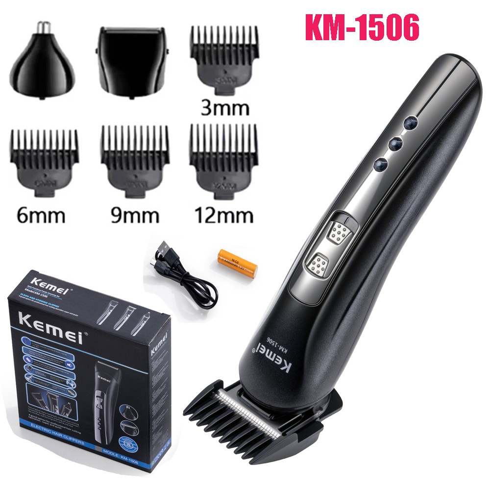 US Kemei KM-1506 Electric Hair Clippers Rechargeable Hair/Beard