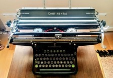 Mint  Vintage -East German-Continental Manual Typewriter-Works-Perfectly thumbnail