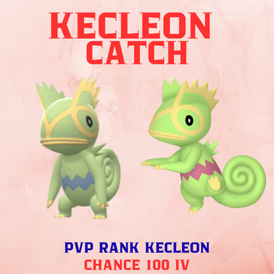 Pokemon Go Kecleon Catch Chance Pvp Rank 5-10 Minutes Delivered Guranteed Shiny