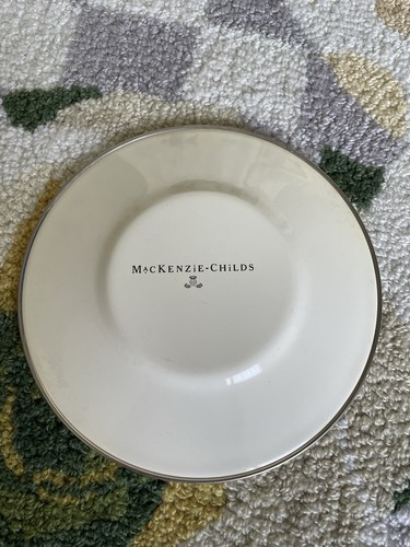 MacKenzie-Childs Parchment Check Saucer Plate - Picture 10 of 16