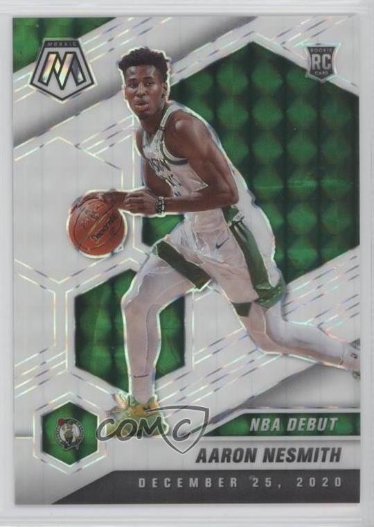 2020 Panini Mosaic NBA Debut White Prizm 19/25 Aaron Nesmith #279 Rookie RC 7sd