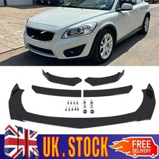 Glossy Lower Front Bumper Lip Spoiler Splitter For Volvo C30 C40 C70 S40 S60 S90