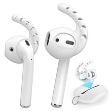 Secure Fit Ear Hooks for AirPods and EarPods Comfortable Silicone Running Gym...