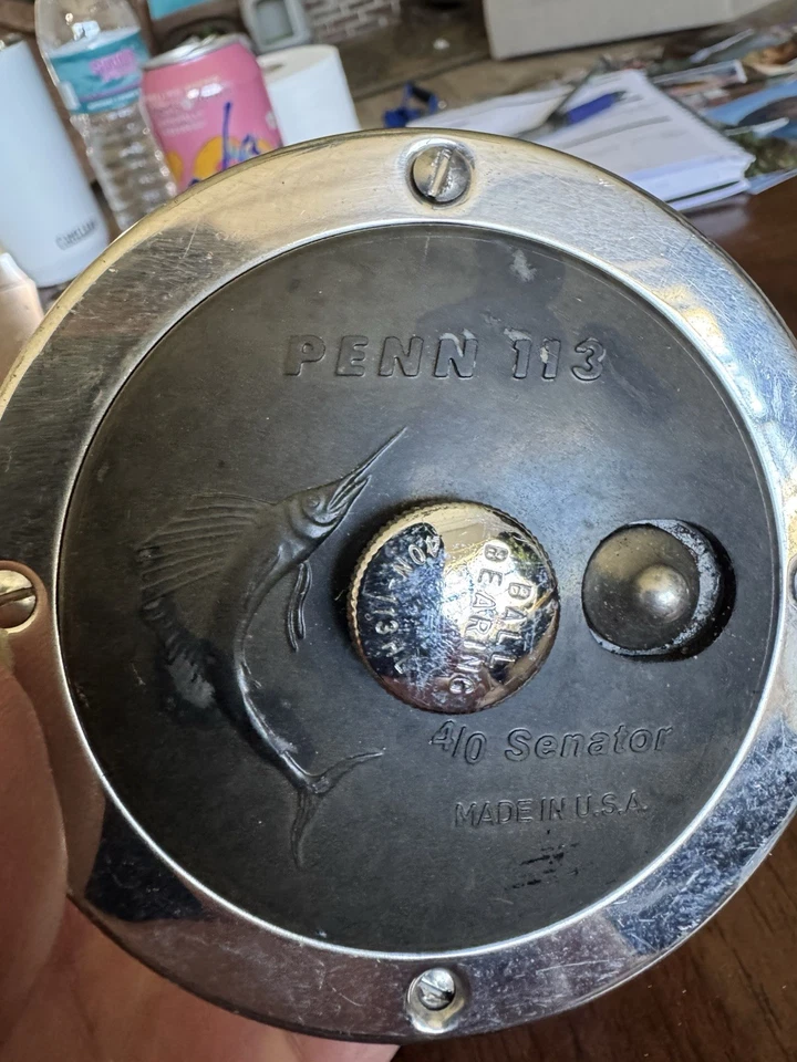 Penn U.S. Carrete de pesca convencional Senator US113W Foto 4 de 4