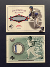 Paul Molitor Jersey Lot 2001 SP Authentic Cooperstown Calling & 2000 Sweet Spot