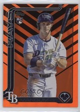 2025 Topps Update Holiday Orange & Black Foil Jake Mangum #US306 0e29