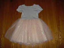 Tutu Polka Dot Dress Girl's Size 8 TUCKER + TATE Sparkly Glitter Comfy Lined