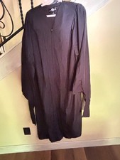 Balfour black classic masters degree graduation gown, size 54-M 5'9"-5'11"
