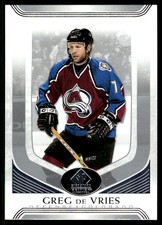 2020-21 SP Signature Edition Legends Greg de Vries #243