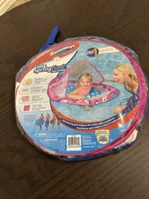 SwimWays Baby Spring Float Sun Canopy PINK Swim Step 1 for 9-24 Months 81116AGR