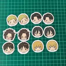 Attack on Titan Levi Ackerman Flake Sticker Set of 12